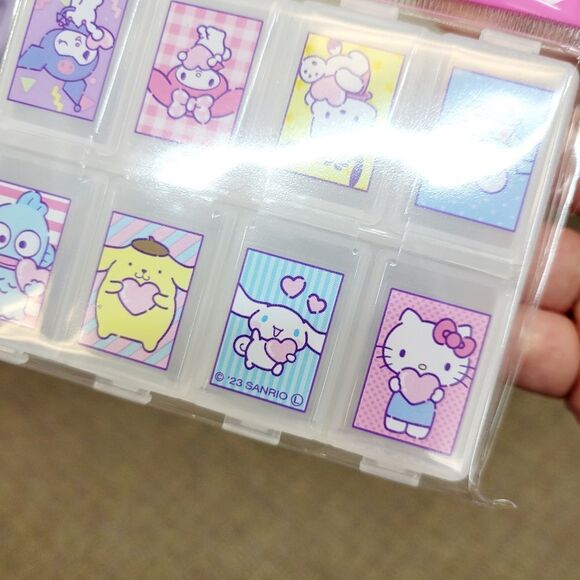 Brand New Japan Sanrio Hello Kitty & Characters 8 Slots Pills Case - Picture 10 of 12